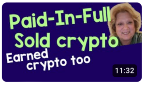 Using crypto to pay off bad debt